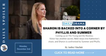 The young and the restless spoilers for november 2nd: sharon is backed into a corner by phyllis and summer