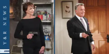 The young and the restless teams colleen zenk and ray wise: "a double dose of danger"