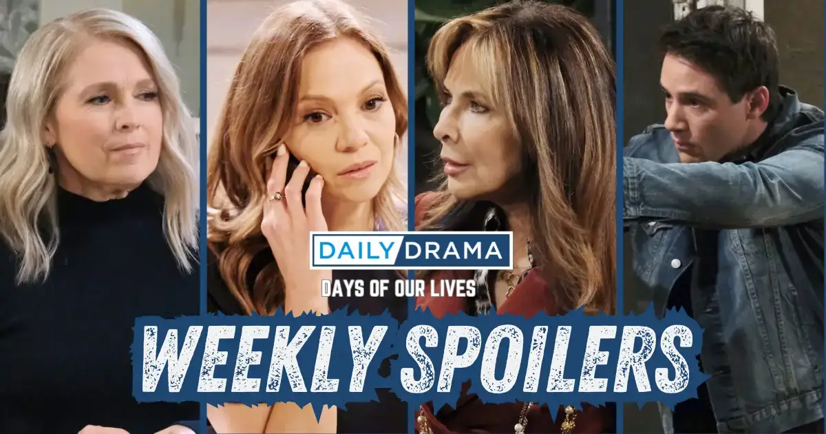 Weekly days of our lives spoilers for december 9 - 13: capers and confrontations