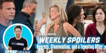 Weekly general hospital spoilers for january 20 - january 24, 2025: regrets, stonewalling, and a tempting offer