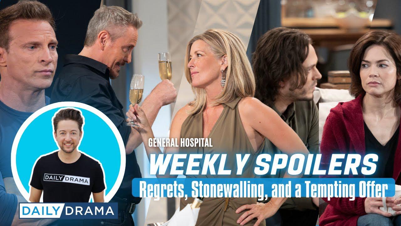 Weekly general hospital spoilers for january 20 - january 24, 2025: regrets, stonewalling, and a tempting offer