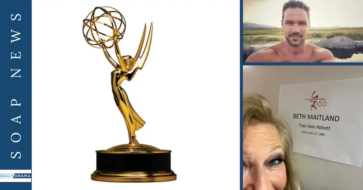 Daily drama news nuggets: 52nd annual daytime emmy awards pushed to october, ryan paevey's 'good news/bad news' situation, y&r's beth maitland reflects on 42 years and counting as traci, and more