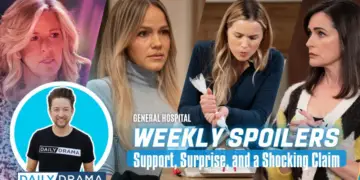 Weekly general hospital spoilers for february 3 – february 7, 2025: support, surprise, and a shocking claim