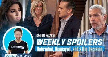 Weekly general hospital spoilers for february 17 - february 21, 2025: debriefed, dismayed, and a big decision