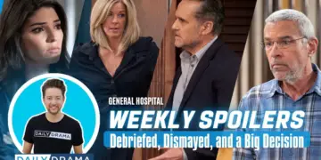 Weekly general hospital spoilers for february 17 - february 21, 2025: debriefed, dismayed, and a big decision