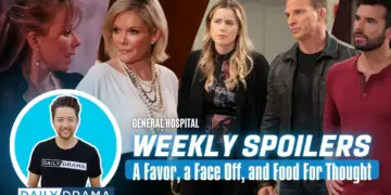 Weekly general hospital spoilers for february 10 - february 14, 2025: a favor, a face off, and food for thought