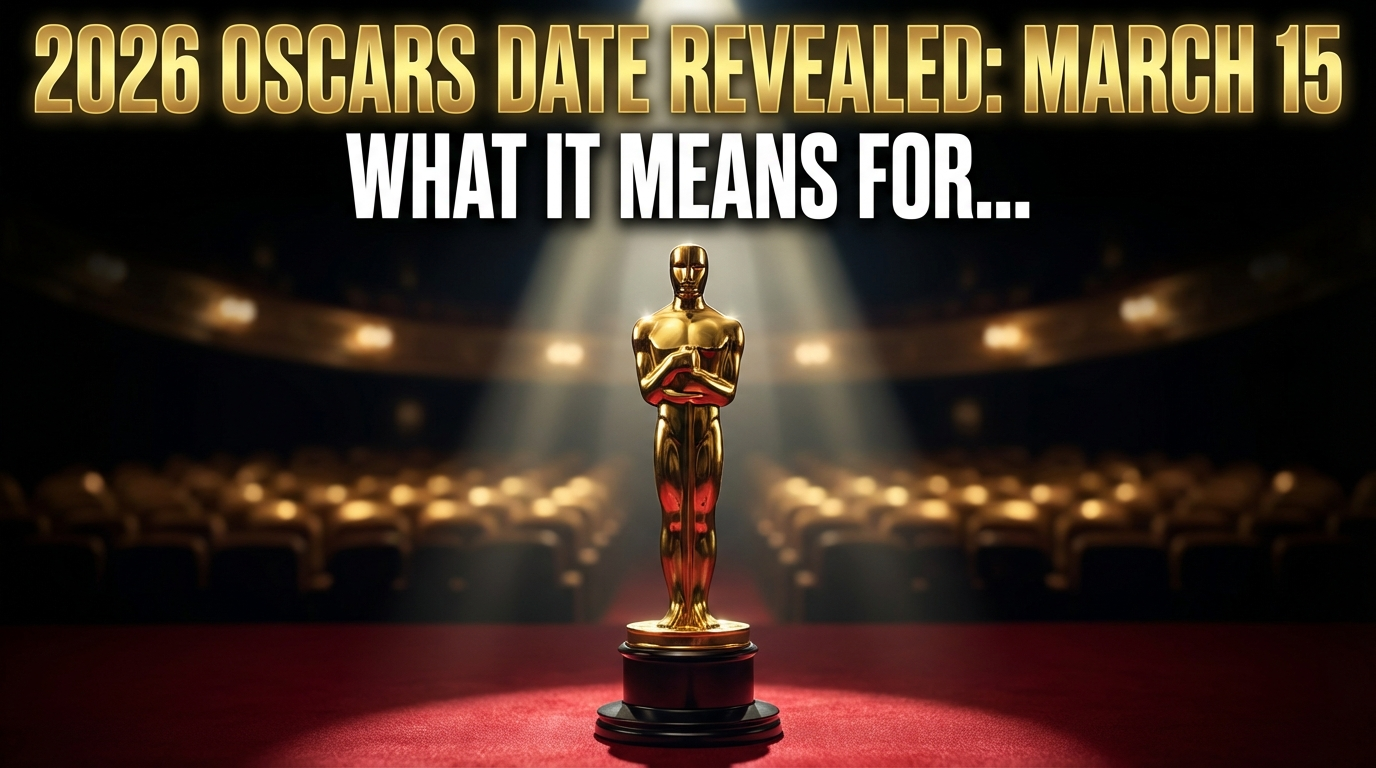 2026 oscars date revealed: what march 15 means for awards season 1 2026 oscars date revealed: what march 15 means for awards season