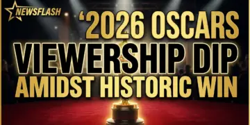 2026 oscars see viewership dip amidst historic wins for buckley & jordan