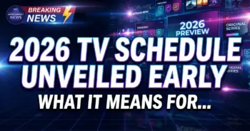 2026 tv schedule unveiled early: what it means for hollywood