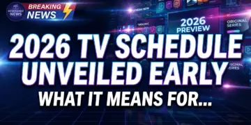 2026 tv schedule unveiled early: what it means for hollywood
