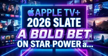 Apple tv+'s 2026 slate: a bold bet on star power and prestige