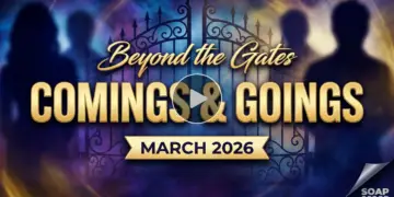 Beyond the gates comings and goings — march 2026