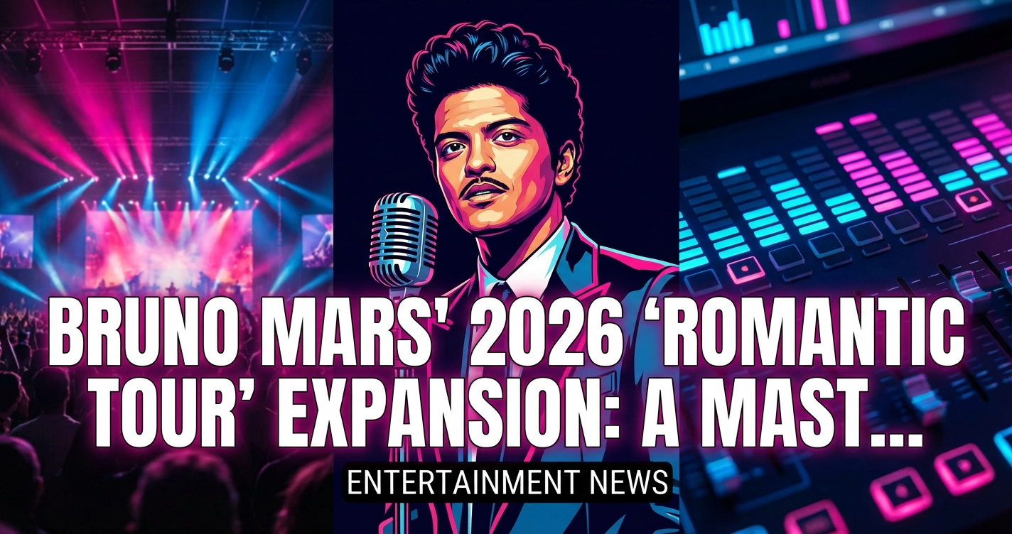 Bruno mars' 2026 'romantic tour' expansion: a masterclass in future demand 1 Bruno mars' 2026 'romantic tour' expansion: a masterclass in future demand