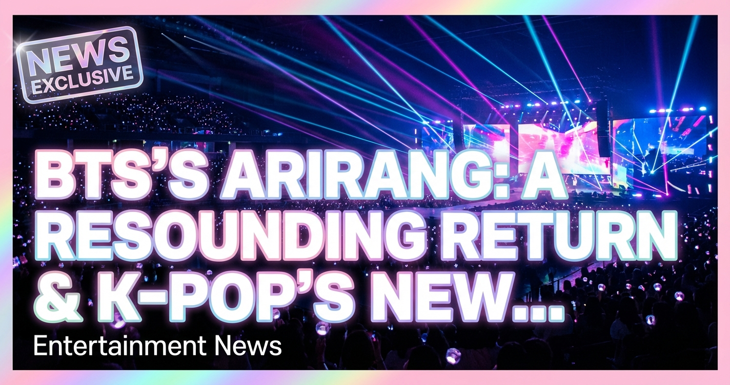 Bts's arirang: a resounding return and k-pop's new global blueprint 1 Bts's arirang: a resounding return and k-pop's new global blueprint