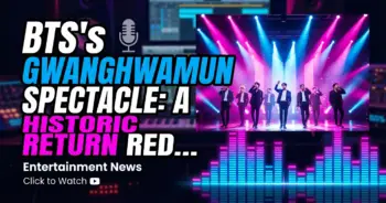 Bts's gwanghwamun spectacle: a historic return redefining live music
