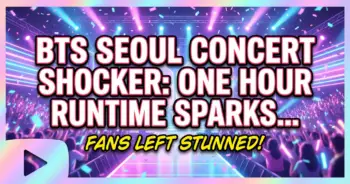 Bts seoul concert shocker: one hour runtime sparks safety debate