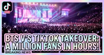 Bts v's tiktok takeover: a million fans in hours signals new era