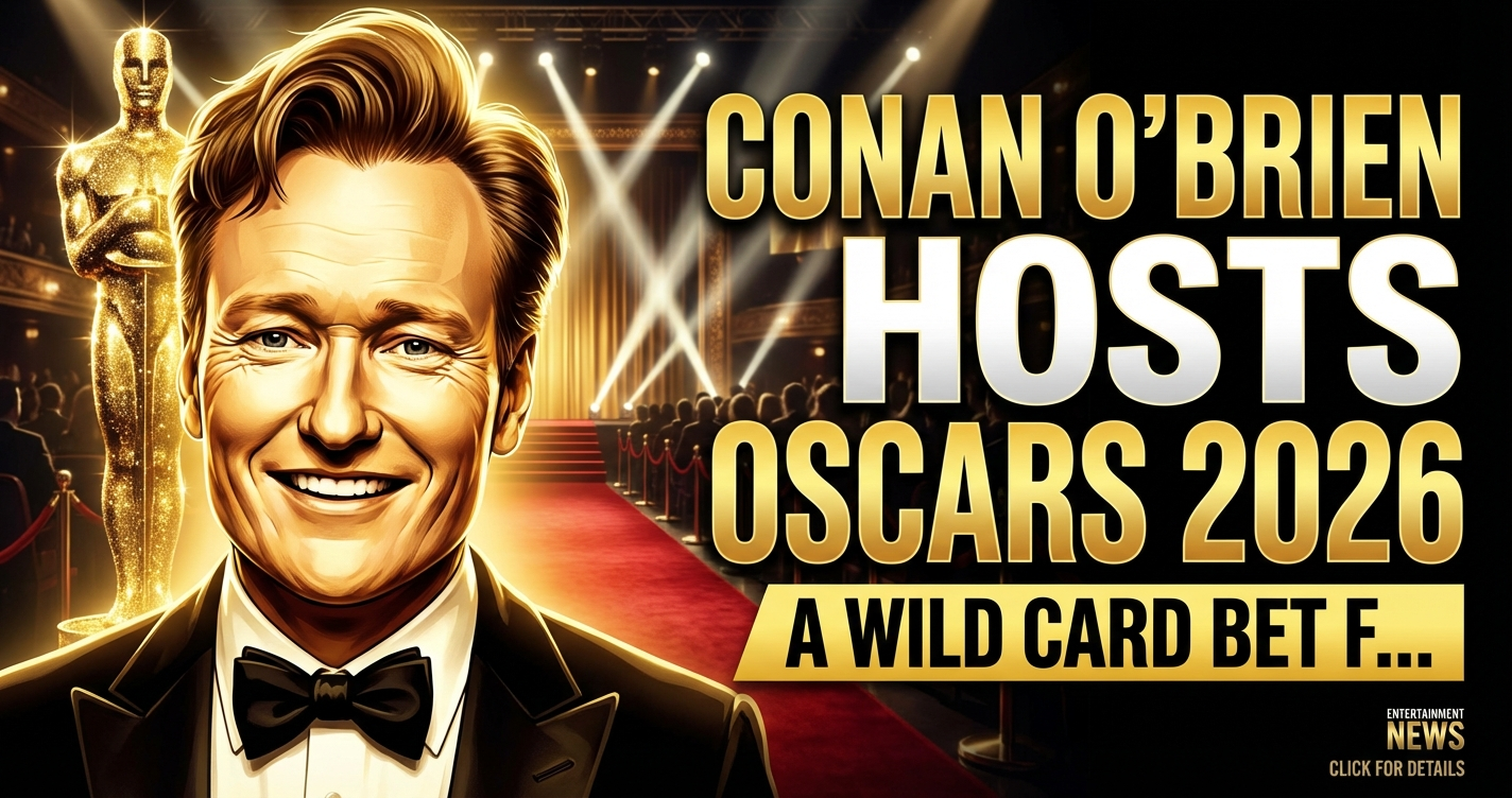Conan o'brien hosts oscars 2026: a wild card bet for the academy 1 Conan o'brien hosts oscars 2026: a wild card bet for the academy
