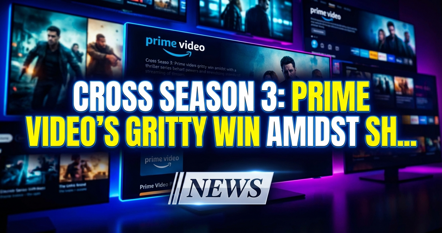 Cross season 3: prime video's gritty win amidst shifting streaming tides 1 Cross season 3: prime video's gritty win amidst shifting streaming tides