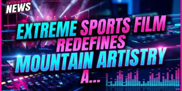 Extreme sports film redefines mountain artistry: a blank canvas unveiled