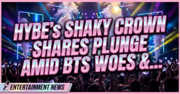 Hybe's shaky crown: shares plunge amid bts woes & diversification doubts
