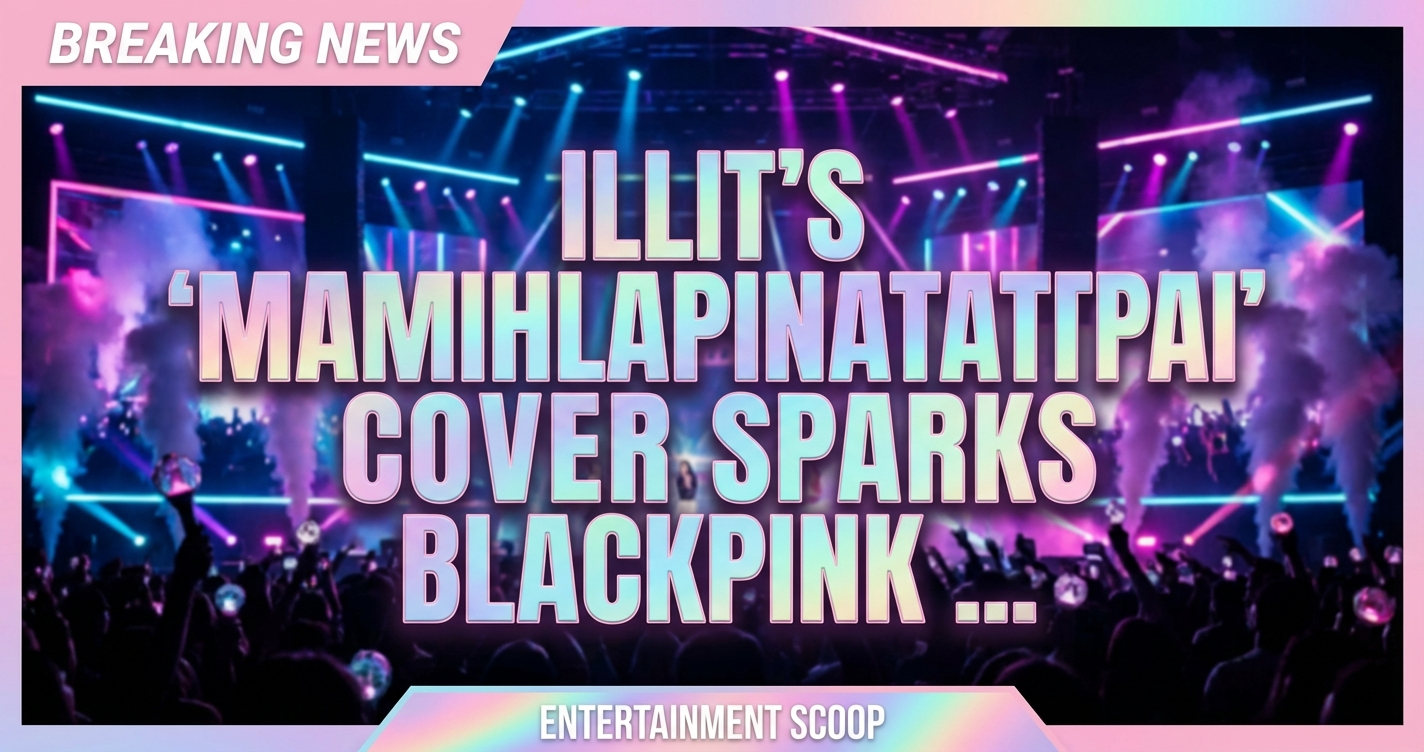 Illit's 'mamihlapinatapai' cover sparks blackpink logo debate 1 Illit's 'mamihlapinatapai' cover sparks blackpink logo debate