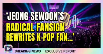 Jeong sewoon's radical fansign rewrites k-pop fan interaction playbook