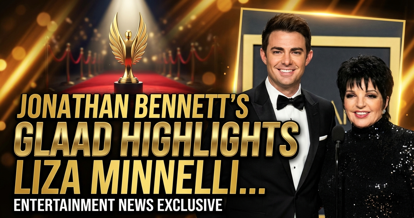 Jonathan bennett's glaad highlights: liza minnelli & demi lovato shine 1 Jonathan bennett's glaad highlights: liza minnelli & demi lovato shine