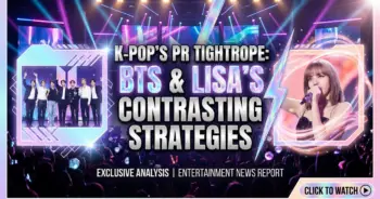 K-pop's pr tightrope: bts and lisa's contrasting public spats