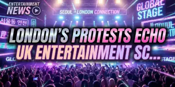 London's protests echo through uk entertainment scene