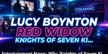 Lucy boynton's red widow: why 'knights of seven kingdoms' just hit gold