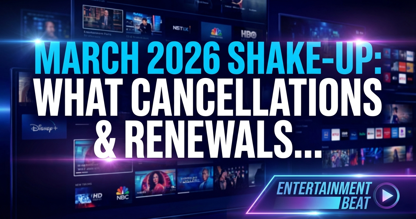 March 2026 shake-up: what cancellations & renewals reveal about tv's future 1 March 2026 shake-up: what cancellations & renewals reveal about tv's future