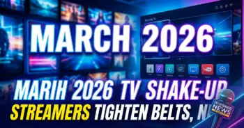 March 2026 tv shake-up: streamers tighten belts, networks play it safe