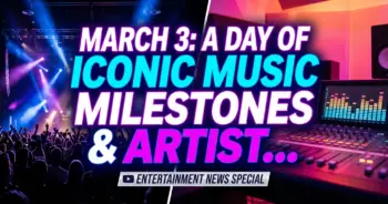 March 3: a day of iconic music milestones & artistic evolution