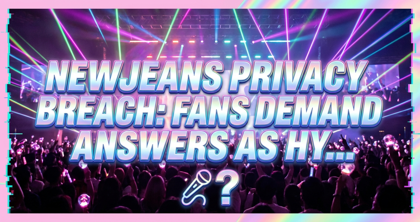 Newjeans privacy breach: fans demand answers as hybe faces scrutiny 1 Newjeans privacy breach: fans demand answers as hybe faces scrutiny