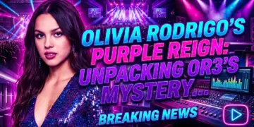 Olivia rodrigo's purple reign: unpacking or3's mystifying tease