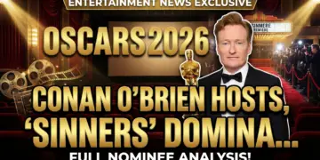 Oscars 2026: conan o'brien hosts, 'sinners' dominates noms in bold shift