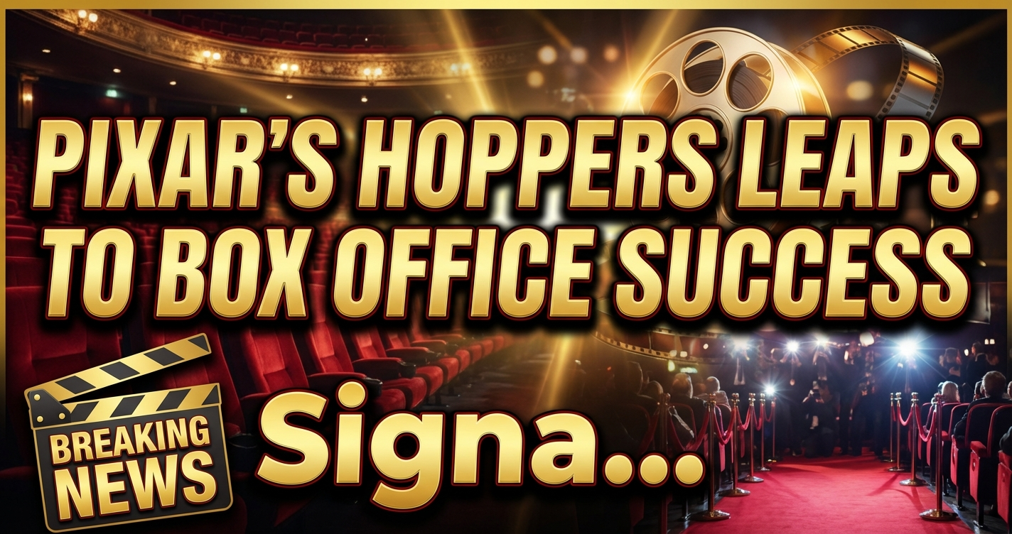 Pixar's hoppers leaps to box office success, signals new era 1 Pixar's hoppers leaps to box office success, signals new era