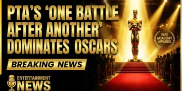Pta's 'one battle after another' dominates oscars; jordan, buckley win big
