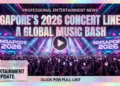 Singapore's 2026 concert lineup: a global music battle royale