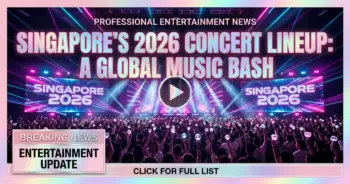 Singapore's 2026 concert lineup: a global music battle royale