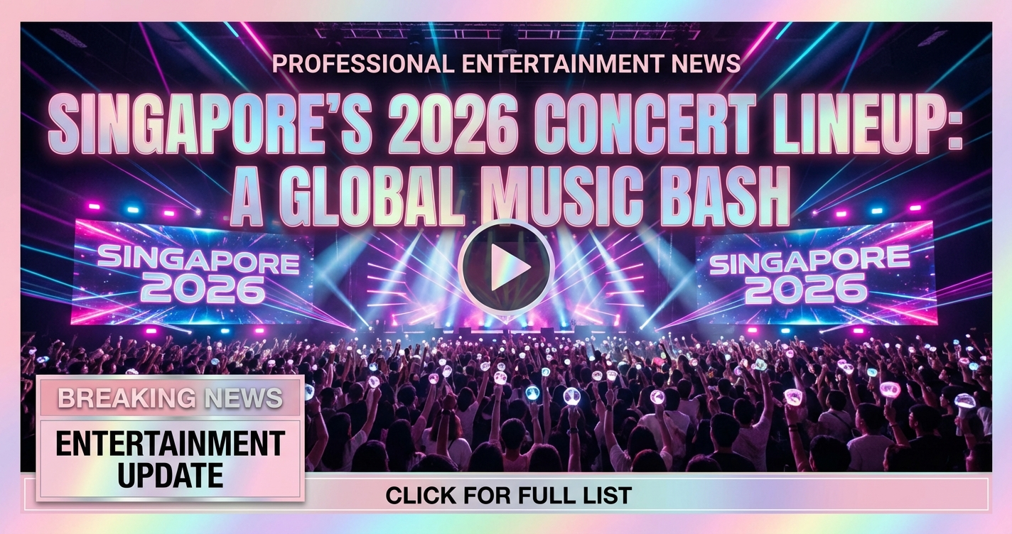 Singapore's 2026 concert lineup: a global music battle royale 1 Singapore's 2026 concert lineup: a global music battle royale