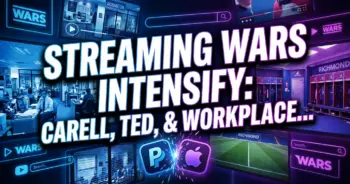 Streaming wars intensify: carell, ted, & workplace dramas lead new wave