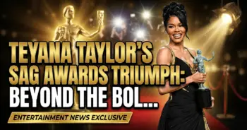 Teyana taylor's sag awards triumph: beyond the bold red carpet