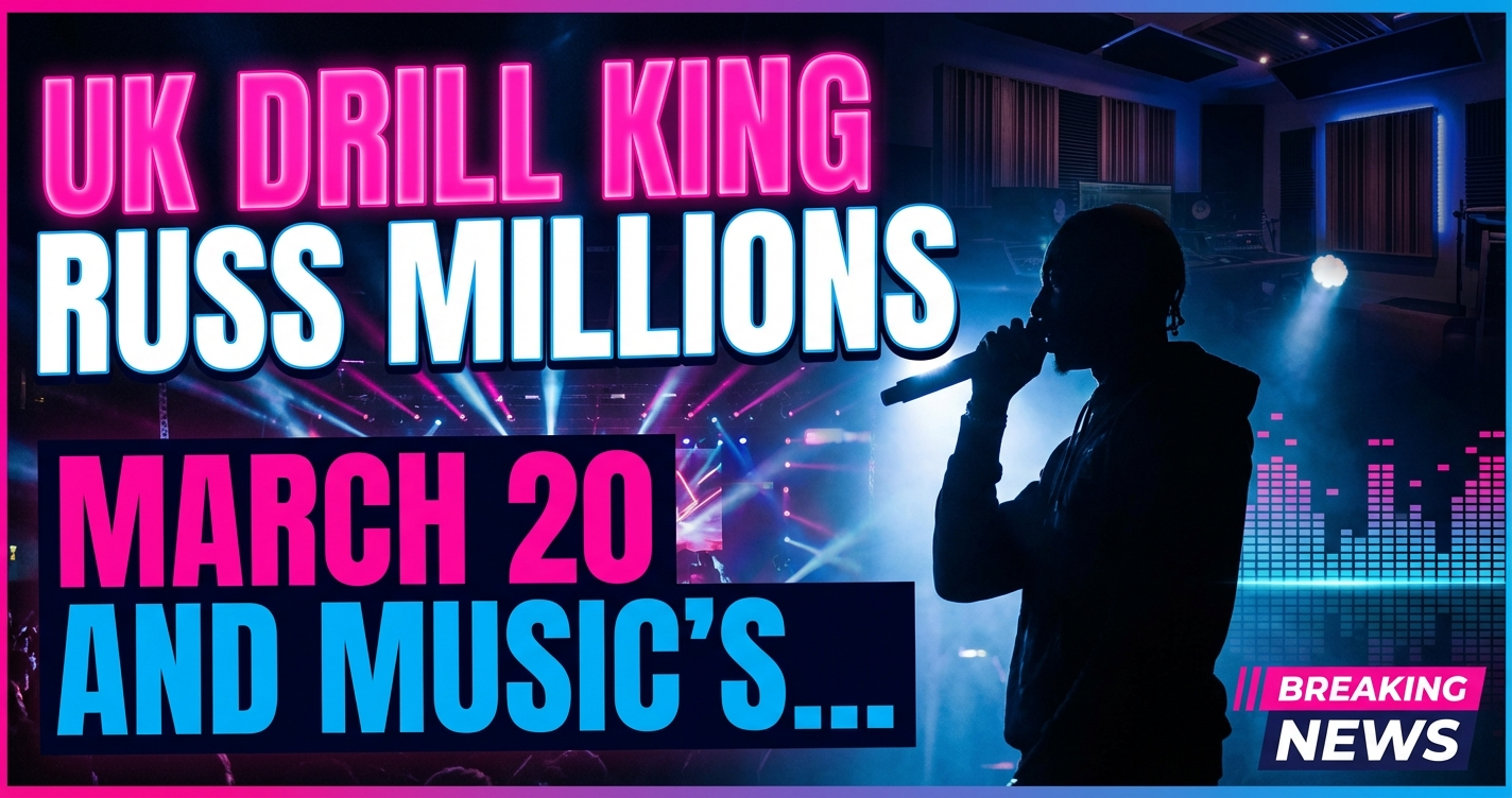 Uk drill king russ millions: march 20 and music's date with destiny 1 Uk drill king russ millions: march 20 and music's date with destiny