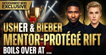 Usher & bieber: mentor-protégé rift boils over at oscars after-party