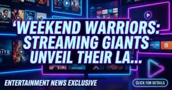 Weekend warriors: streaming giants unveil their latest bets for your binge-watch
