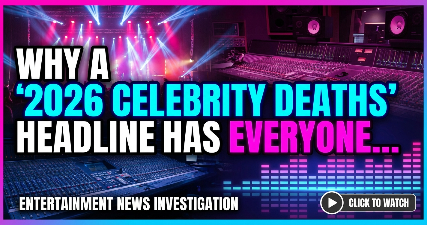 Why a '2026 celebrity deaths' headline has everyone talking 1 Why a '2026 celebrity deaths' headline has everyone talking