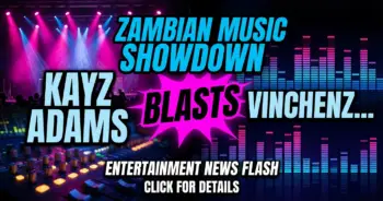 Zambian music showdown: kayz adams blasts vinchenzo k850k lawsuit