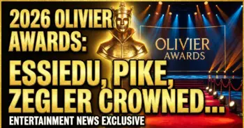 2026 olivier awards: essiedu, pike, zegler crowned west end royalty